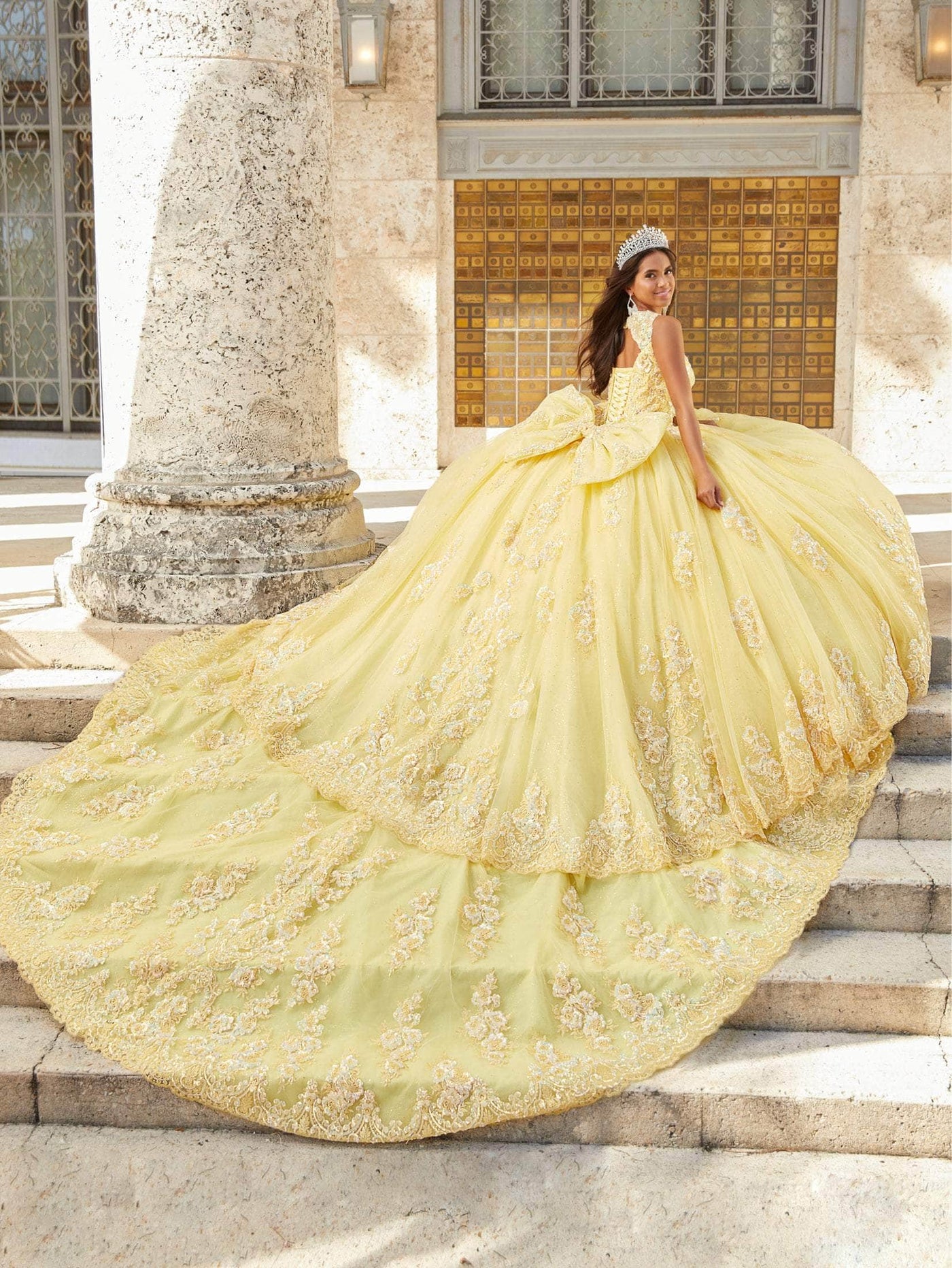 Quinceanera Collection 26032T - High Neck Sleeveless Quinceanera Special Occasion Dress
