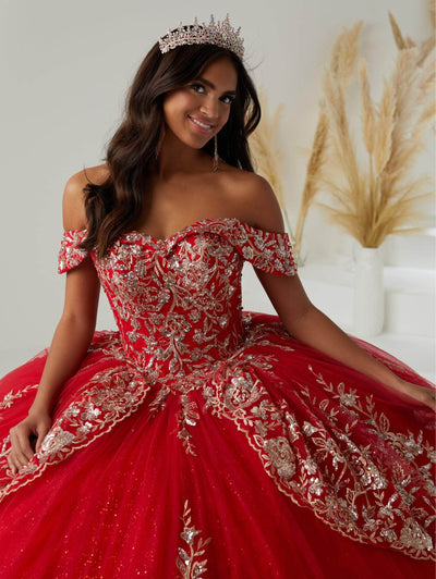 Quinceanera Collection 26037 - Tiered Overskirt Ballgown Special Occasion Dress