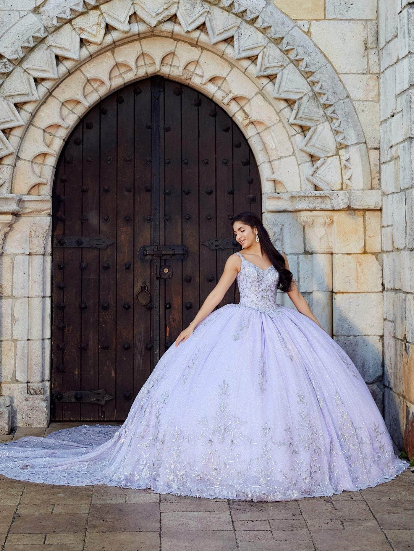 Quinceanera Collection 26040 - Sleeveless V-Neck Ballgown Special Occasion Dress