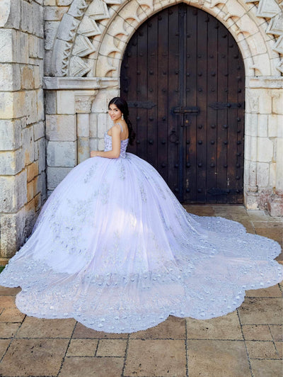 Quinceanera Collection 26040 - Sleeveless V-Neck Ballgown Special Occasion Dress