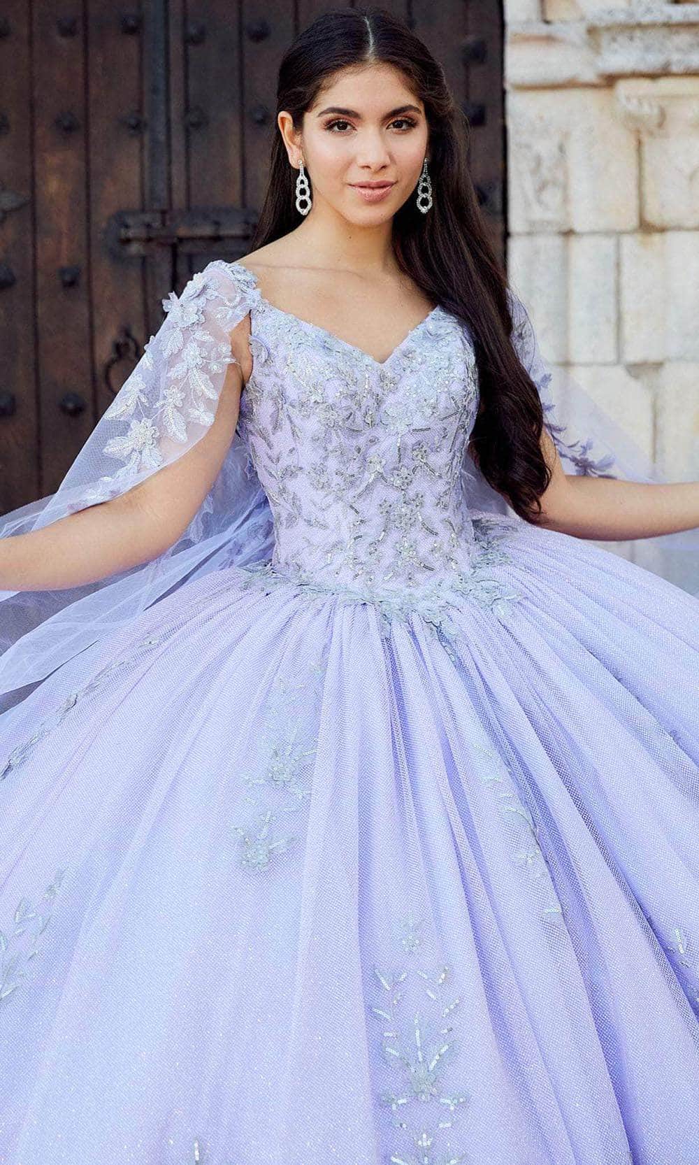 Quinceanera Collection 26040C - Angel Caped Ballgown Special Occasion Dress