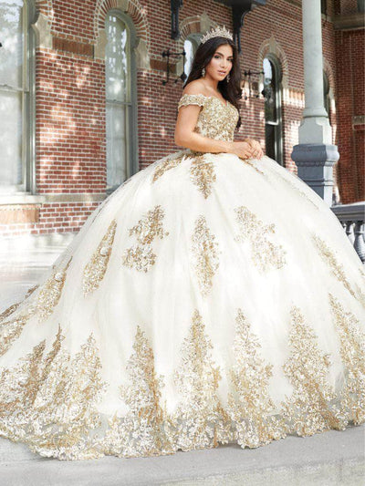 Quinceanera Collection 26042 - Appliqued Tulle Quinceanera Dress Special Occasion Dress
