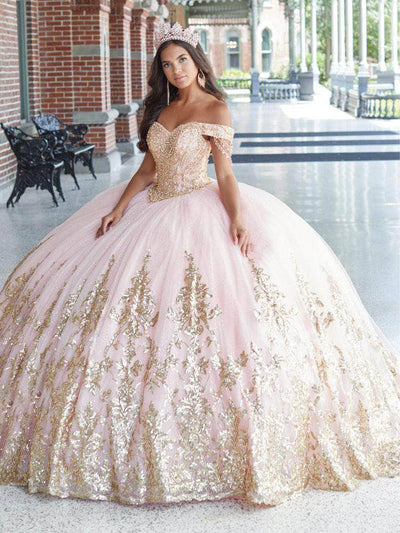 Quinceanera Collection 26044 - Beaded Basque Quinceanera Dress Special Occasion Dress