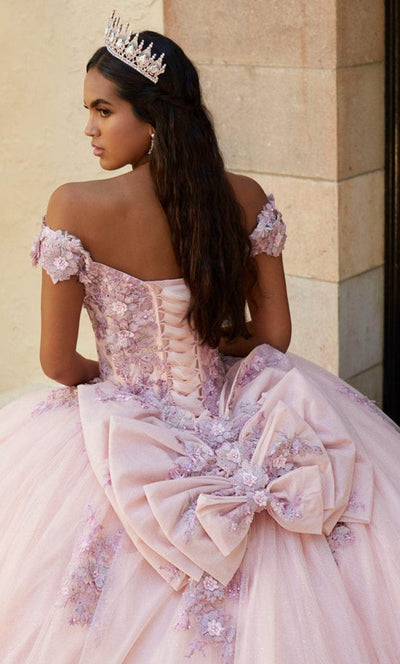 Quinceanera Collection 26061 - Embroidered Off-Shoulder Ballgown Quinceanera Dresses