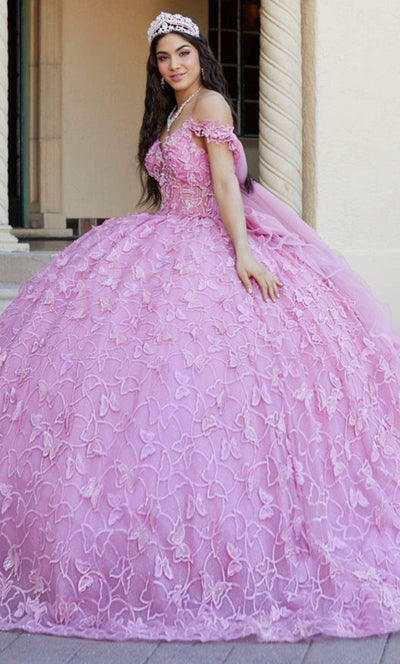 Quinceanera Collection 26062 - Sweetheart Embroidered Ballgown Ball Gowns 0 / Rose