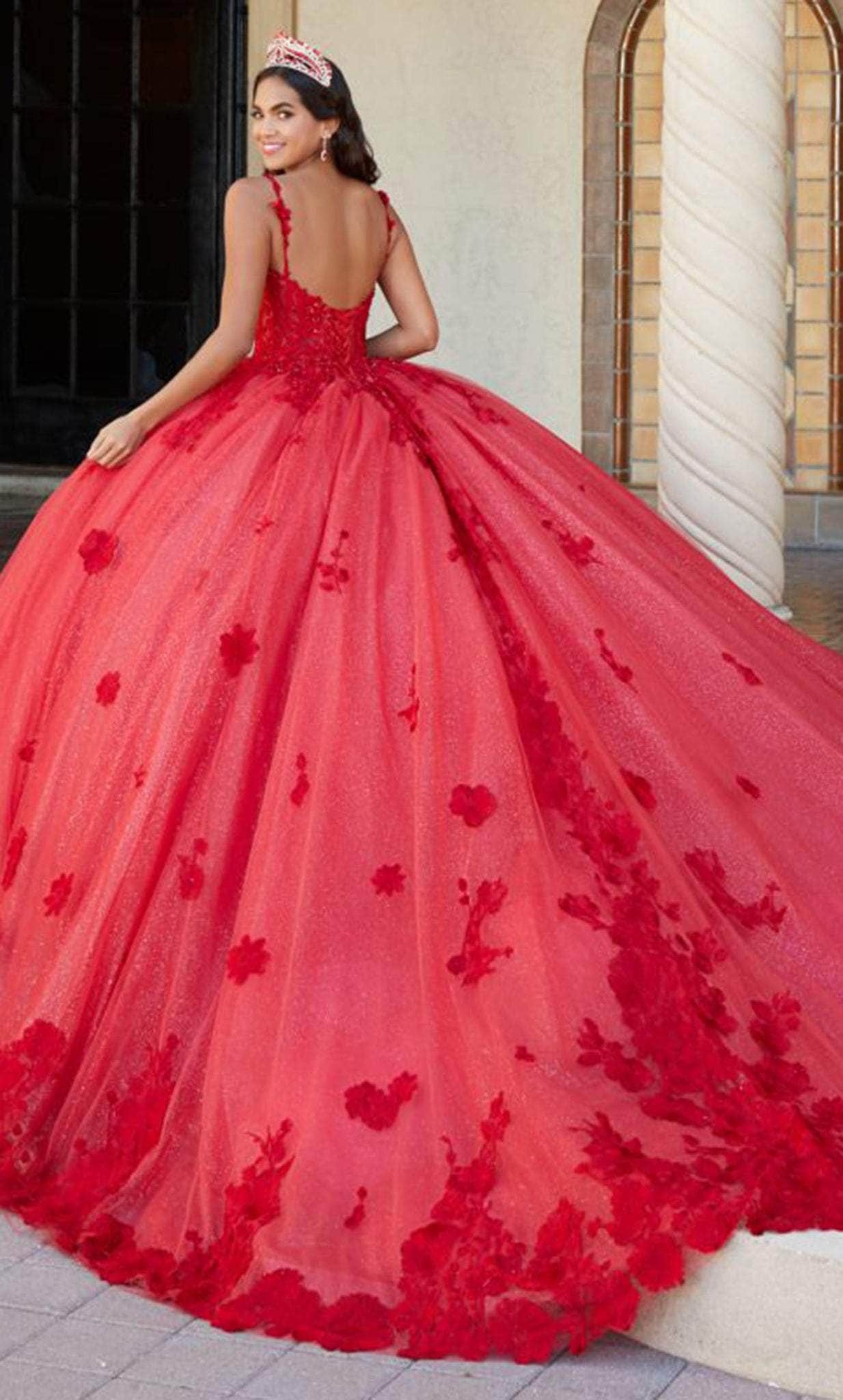 Quinceanera Collection 26064 - Lace Appliqué Sleeveless Ballgown Quinceanera Dresses