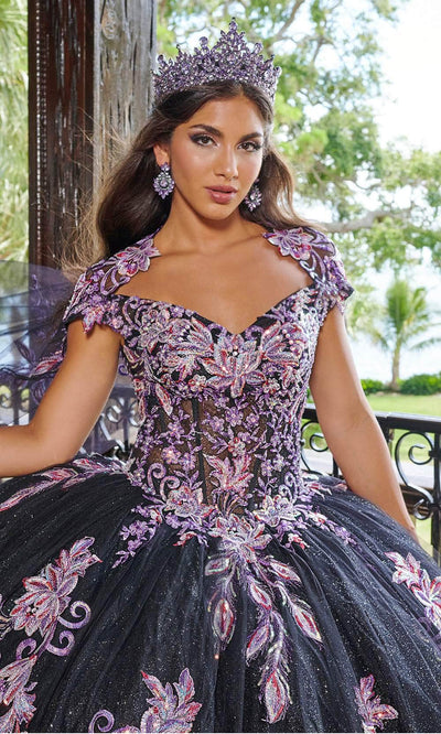 Quinceanera Collection 26079 - Corset Bodice Lace Applique Ballgown Ball Gowns