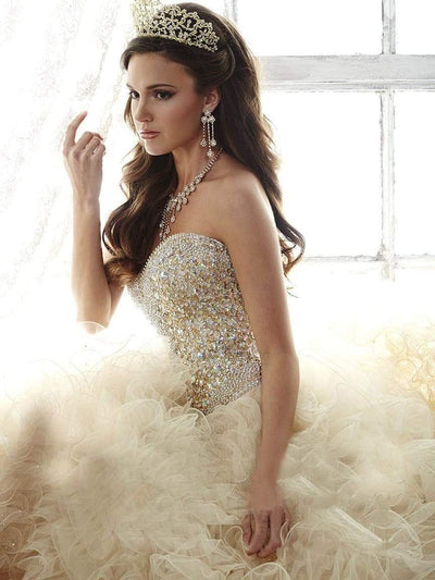 Quinceanera Collection - 26806 Strapless Beaded Sweetheart Ballgown Special Occasion Dress