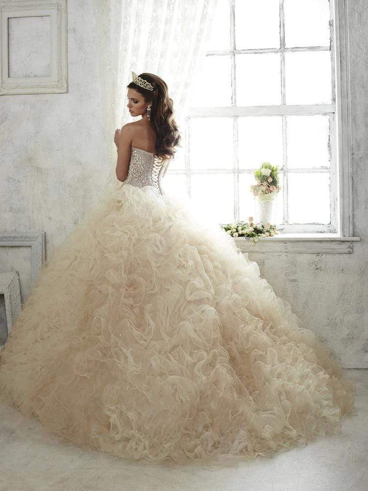 Quinceanera Collection - 26806 Strapless Beaded Sweetheart Ballgown Special Occasion Dress