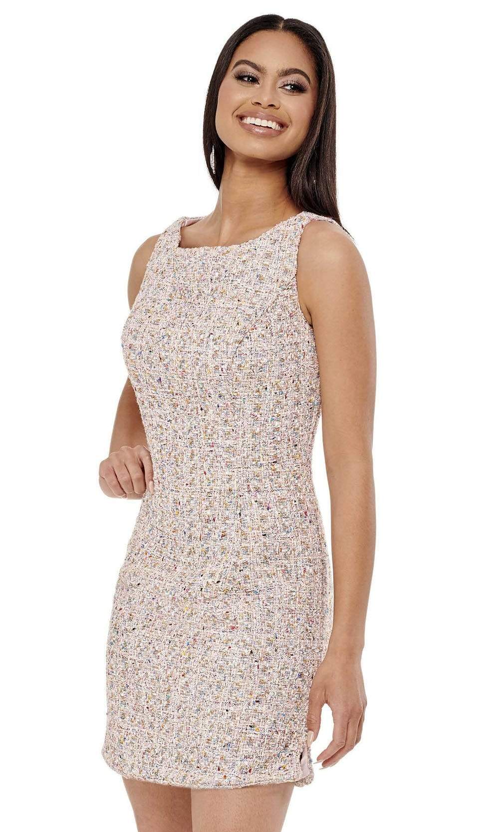 Rachel Allan - 50030 Textured Two Piece Short Dress Cocktail Dresses