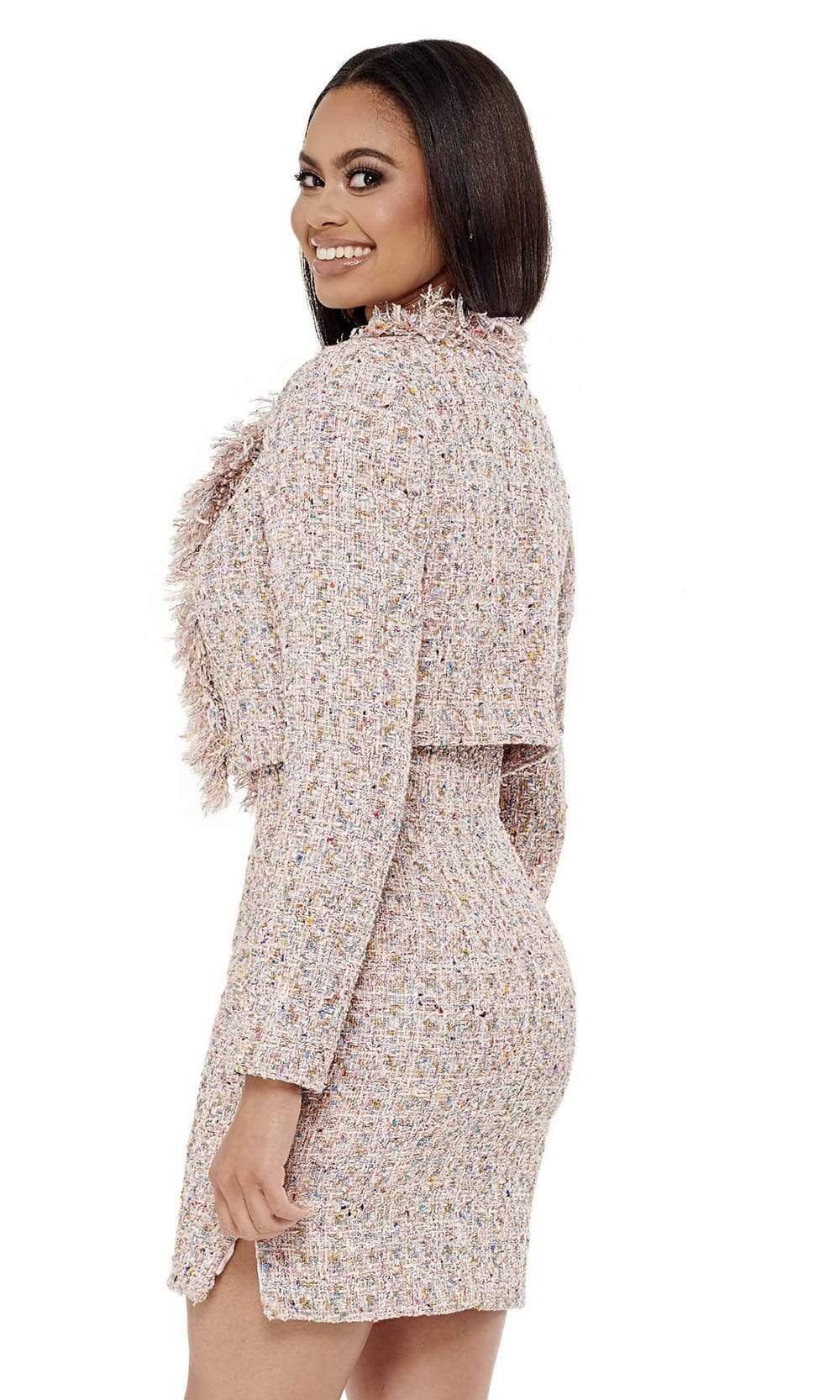 Rachel Allan - 50030 Textured Two Piece Short Dress Cocktail Dresses
