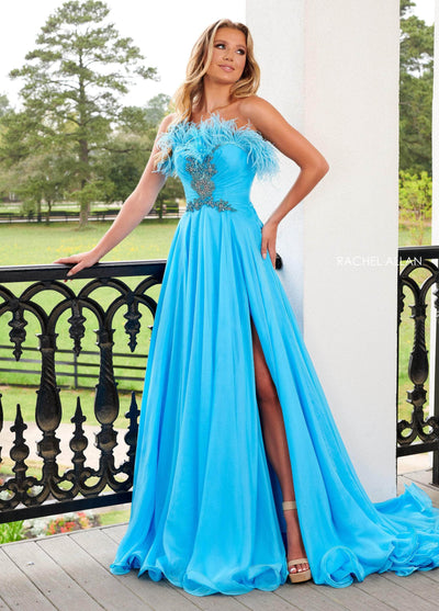 Rachel Allan 50164 - Embellished Strapless Evening Gown Special Occasion Dress