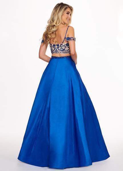 Rachel Allan - 6534 Two Piece Beaded Taffeta Ballgown Ball Gowns