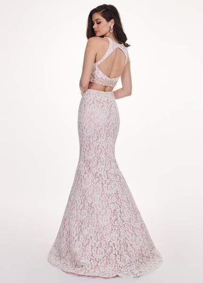 Rachel Allan - 6578 Two-Piece Floral Beaded Lace Mermaid Gown Special Occasion Dress