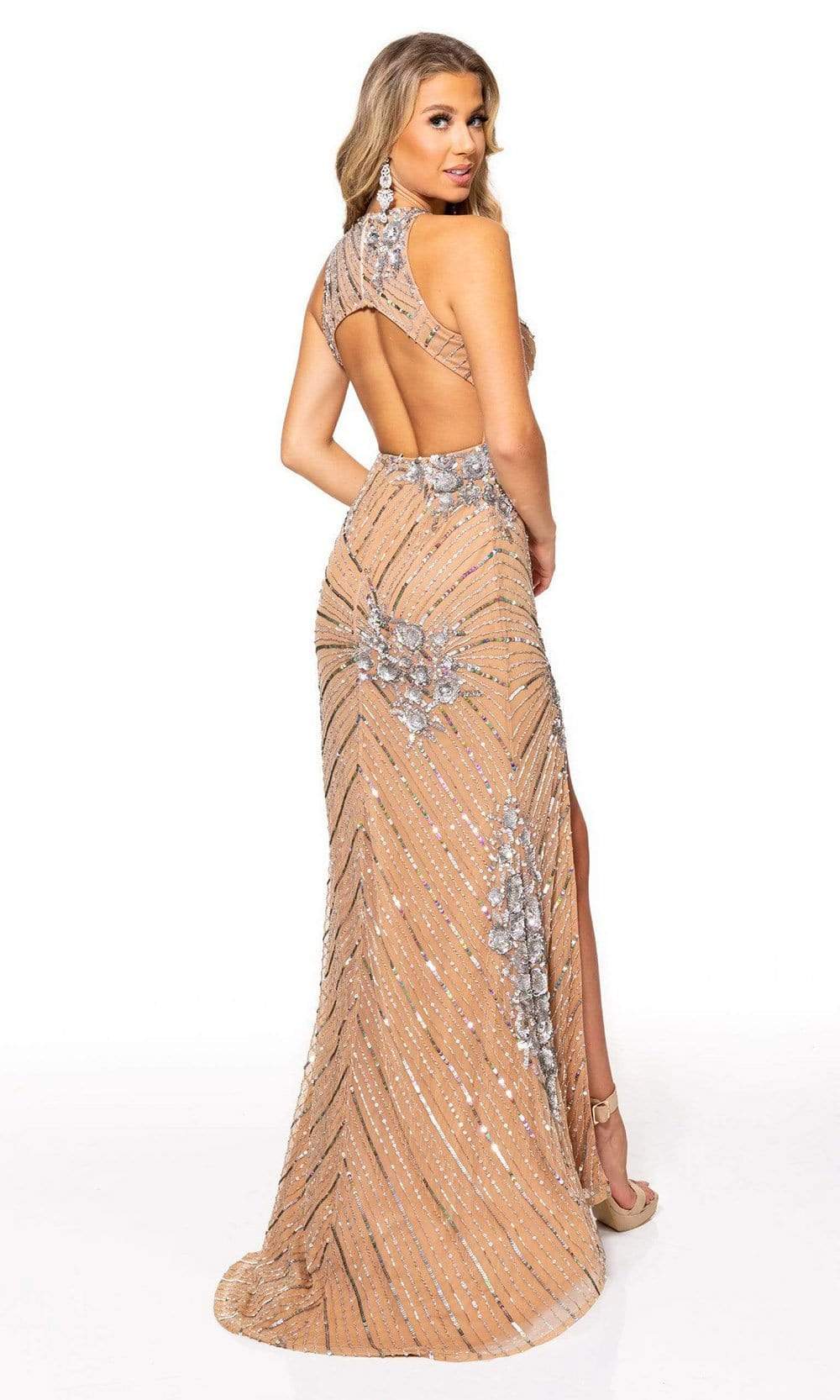 Rachel Allan - 70177 Jewel Sheath Evening Dress Prom Dresses