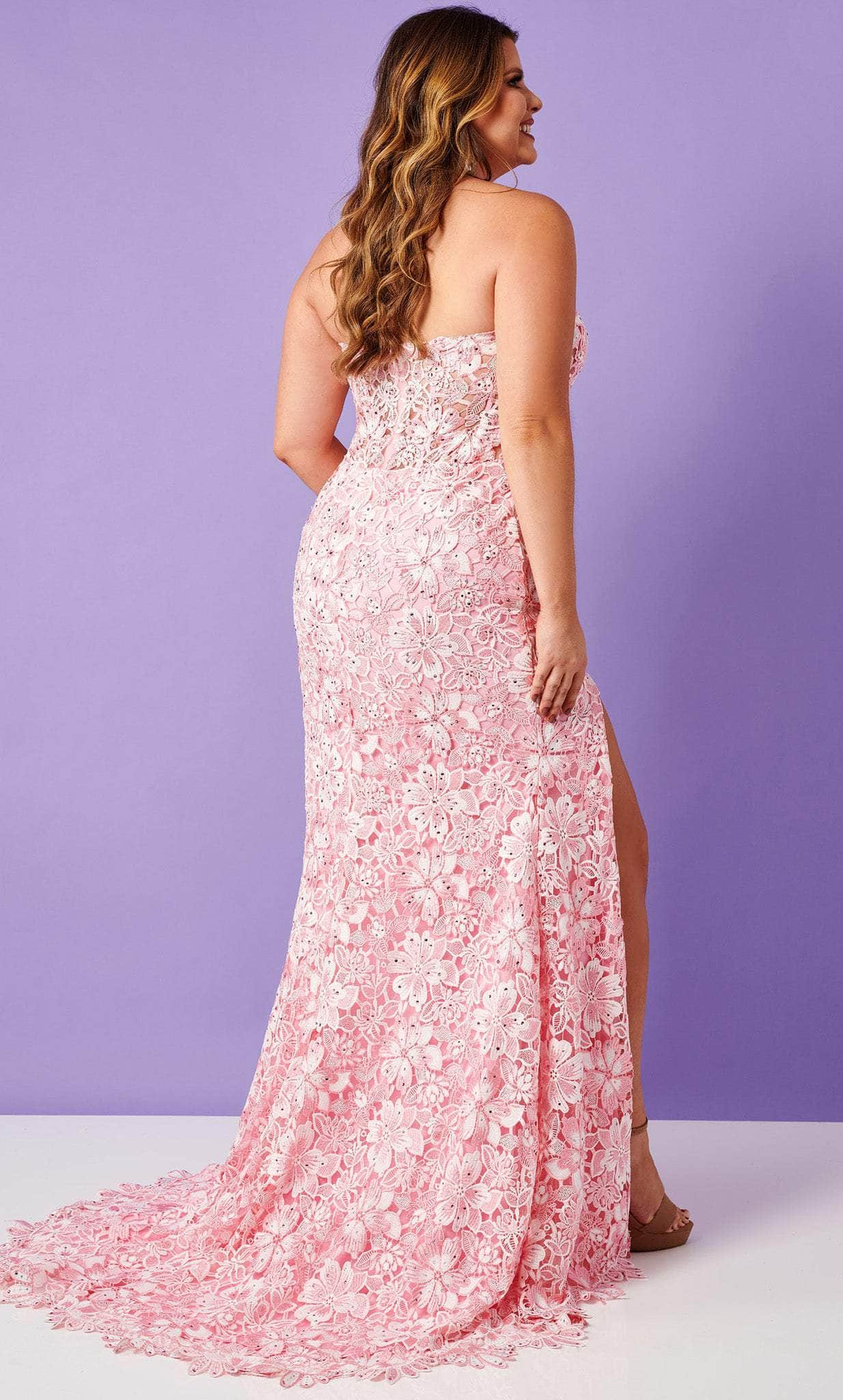 Rachel Allan 70288W - Strapless Dress