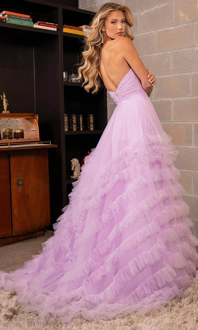 Rachel Allan 70490 - Ruffled Trim Ballgown