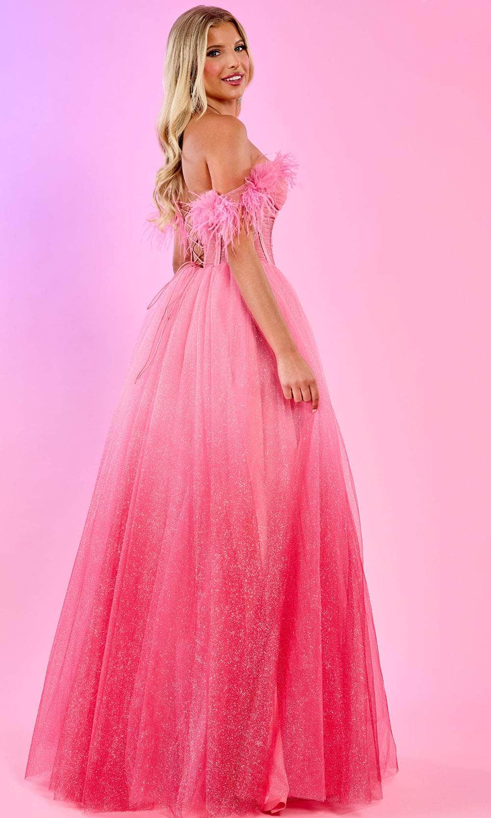 Rachel Allan 70515 - Ombre A-Line Prom Dress