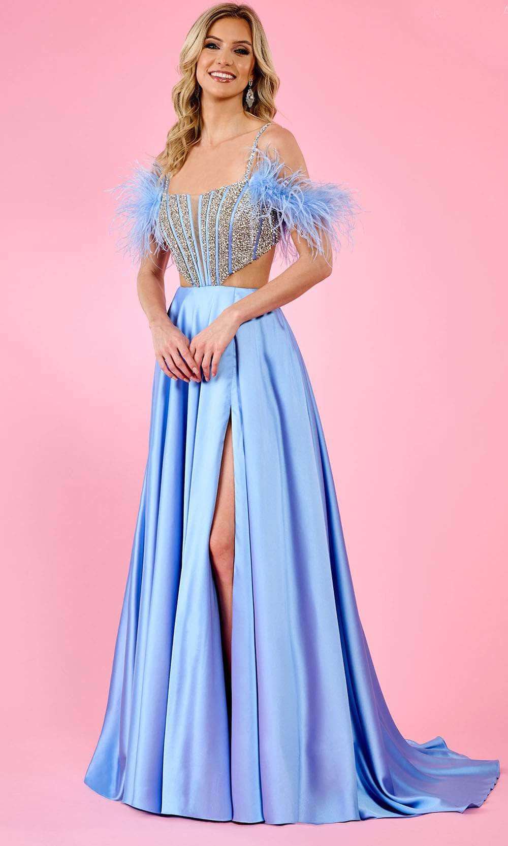 Rachel Allan 70519 - Corset Cutout Prom Dress