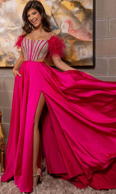 Rachel Allan 70519 - Corset Cutout Prom Dress