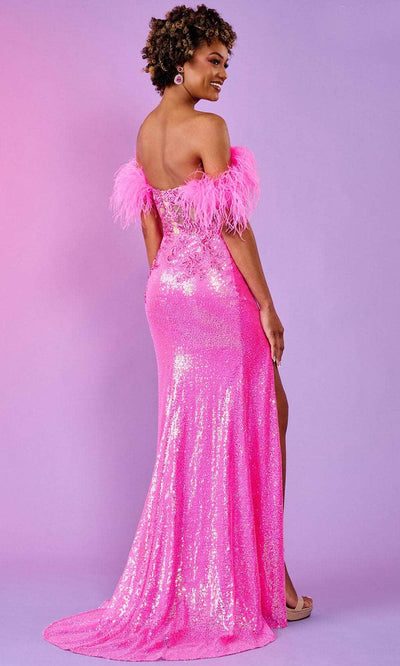 Rachel Allan 70524 - Sheer Corset Prom Dress