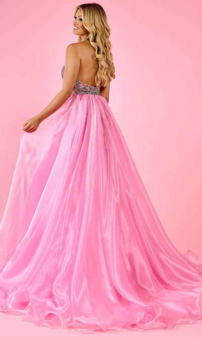 Rachel Allan 70546 - Bejeweled Halter Prom Dress