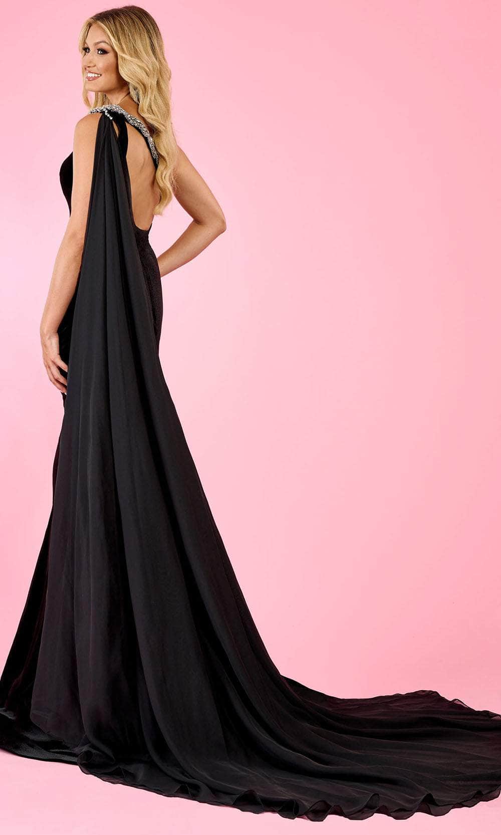 Rachel Allan 70560 - Jeweled Velvet Prom Dress