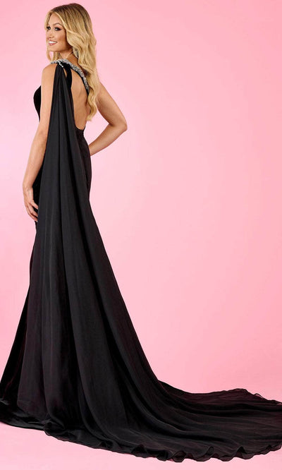 Rachel Allan 70560 - Jeweled Velvet Prom Dress