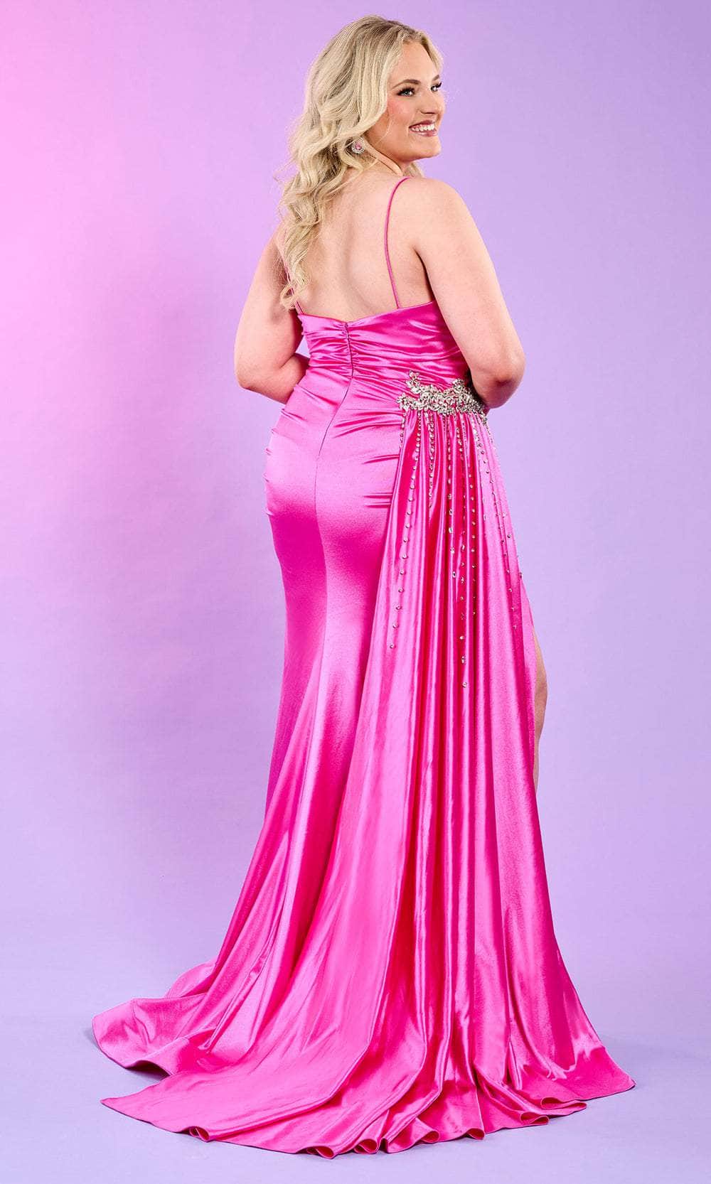 Rachel Allan 70593 - Embellished Sleeveless Prom Gown