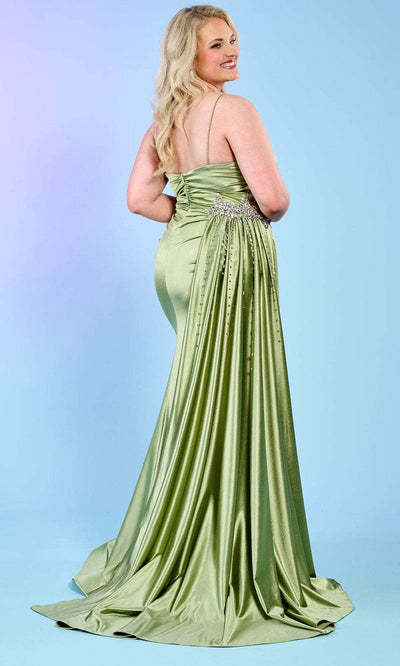 Rachel Allan 70593 - Embellished Sleeveless Prom Gown