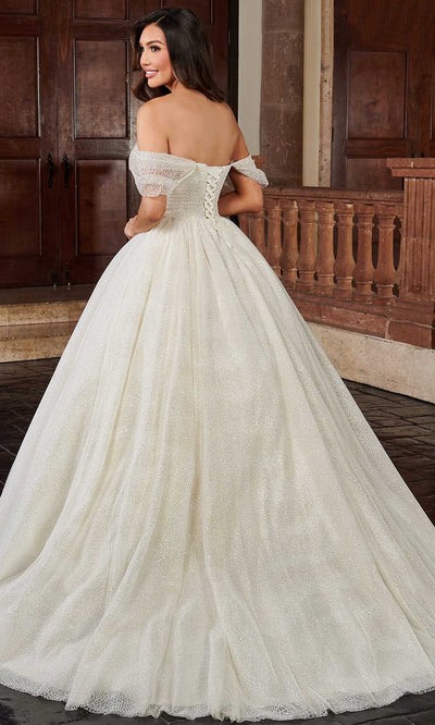 Rachel Allan Bridal Rb6115 - Off-Shoulder Ballgown