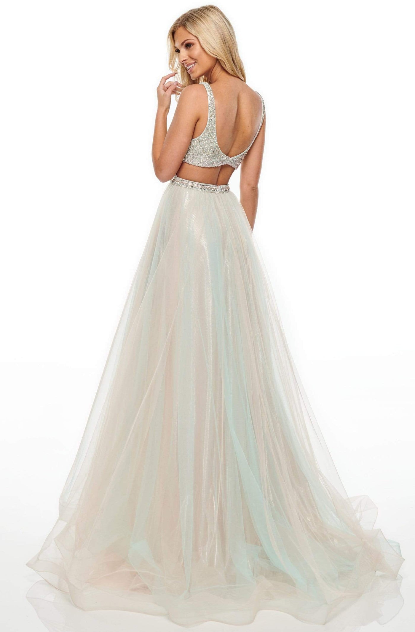 Rachel Allan Prom - 7015 Bead Embellished A-Line Evening Dress Prom Dresses