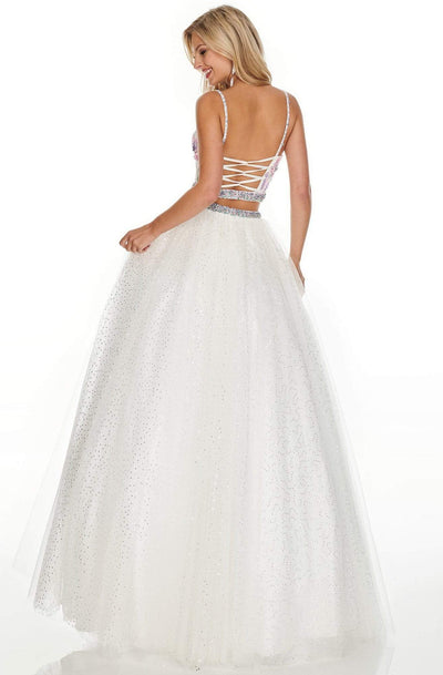 Rachel Allan Prom - 7193 Two-Piece Sweetheart Bedazzled A-Line Dress Prom Dresses