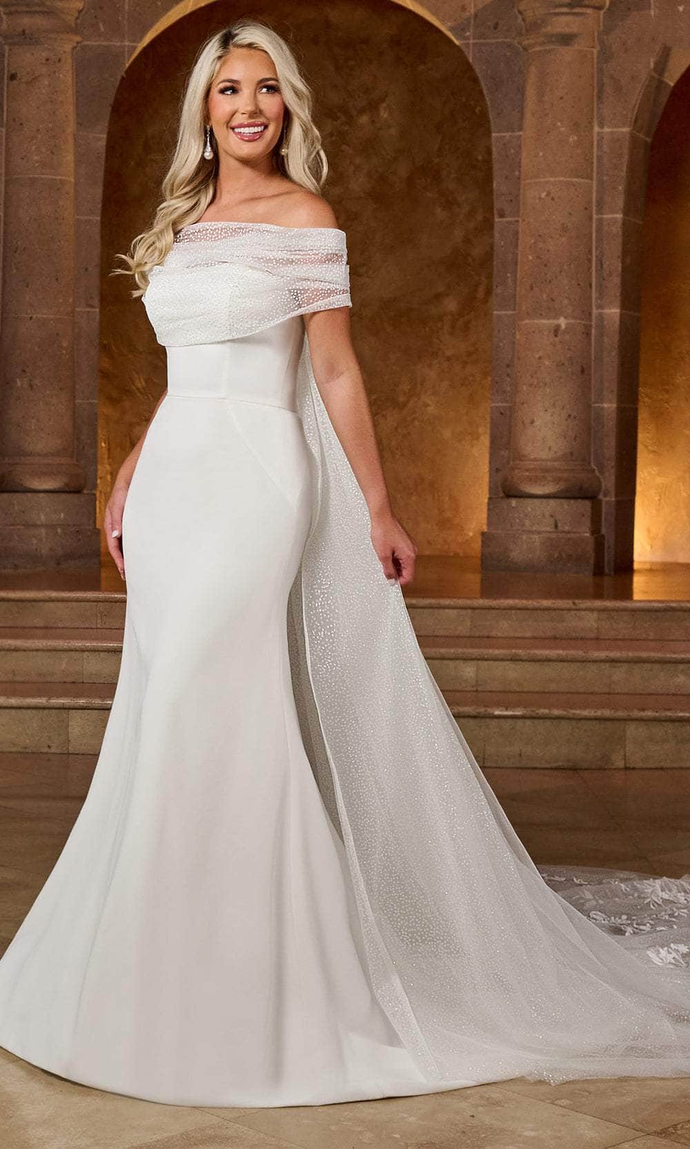 Rachel Allan RB2172 - Strapless Mermaid Bridal Gown Bridal Dresses 0 / White