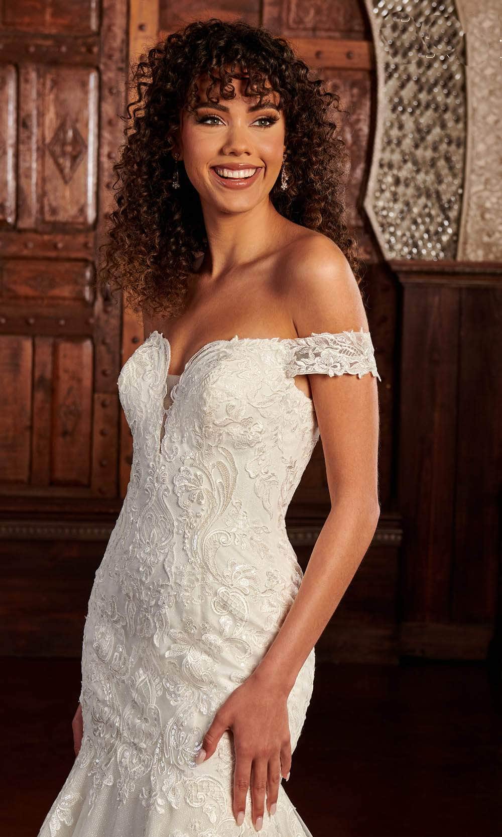 Rachel Allan Rb3167 - Lace Applique Bridal Gown