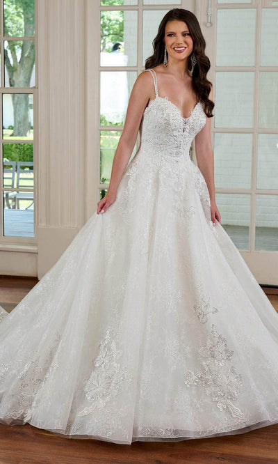 Rachel Allan RB3180 - Sequin Embroidered Bridal Gown