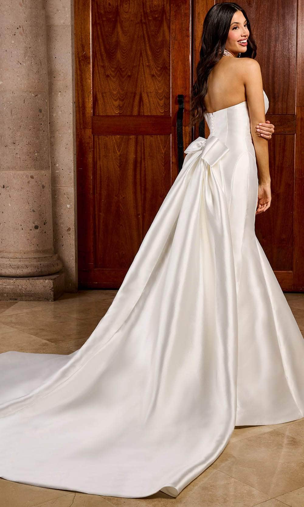 Rachel Allan RB3188 - Strapless Seamed Bridal Gown