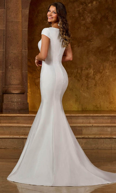 Rachel Allan RB5036 - Square Neck Mermaid Bridal Gown