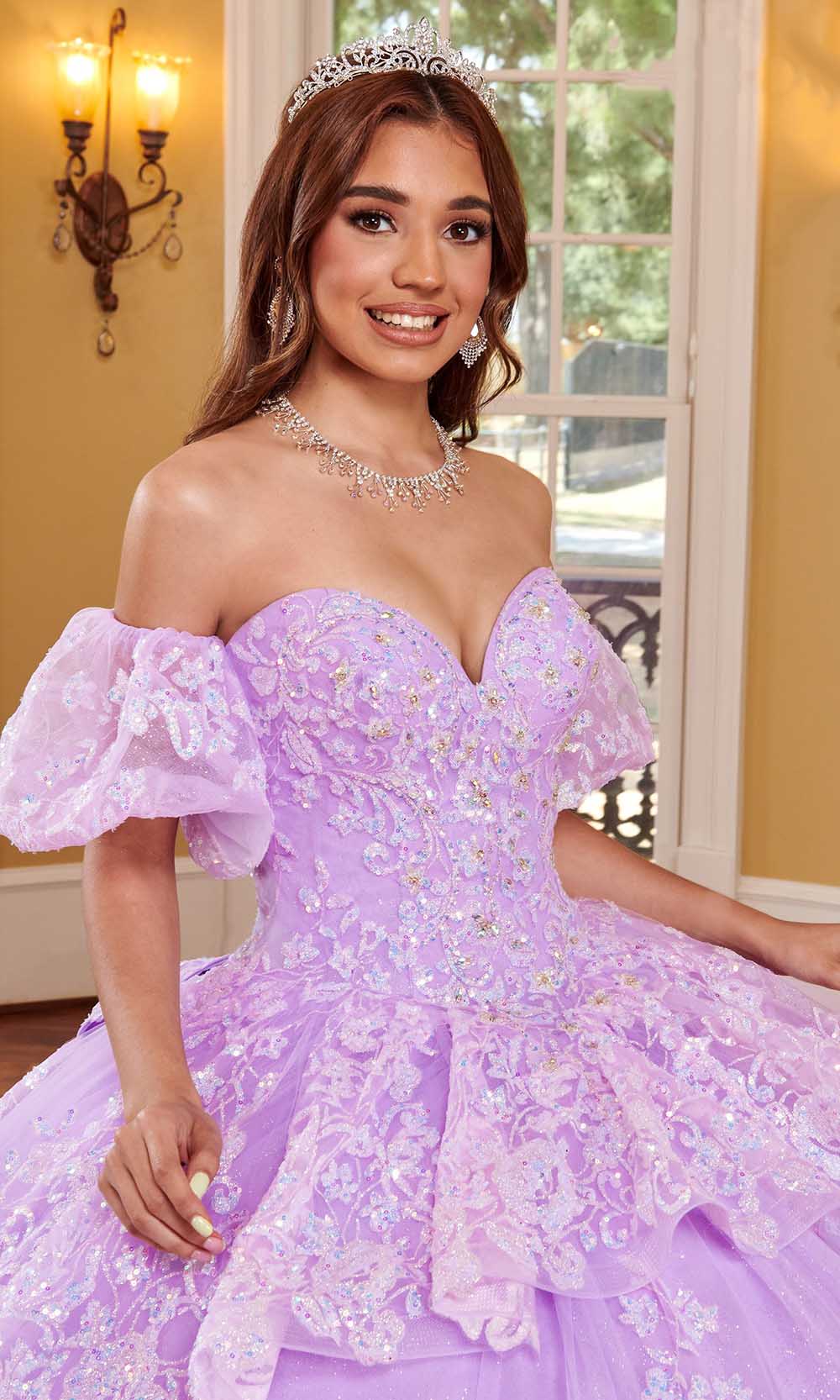 Rachel Allan Rq1114 - Lace Applique Ballgown