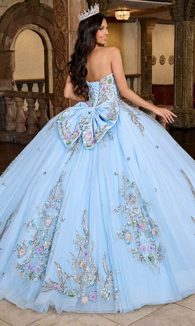 Rachel Allan RQ3126 - 3D Floral Embellished Sweetheart Neck Ballgown