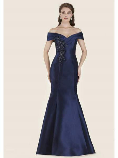 Rina di Montella - RD2602-1 Embellished Off-Shoulder Mermaid Dress Special Occasion Dress