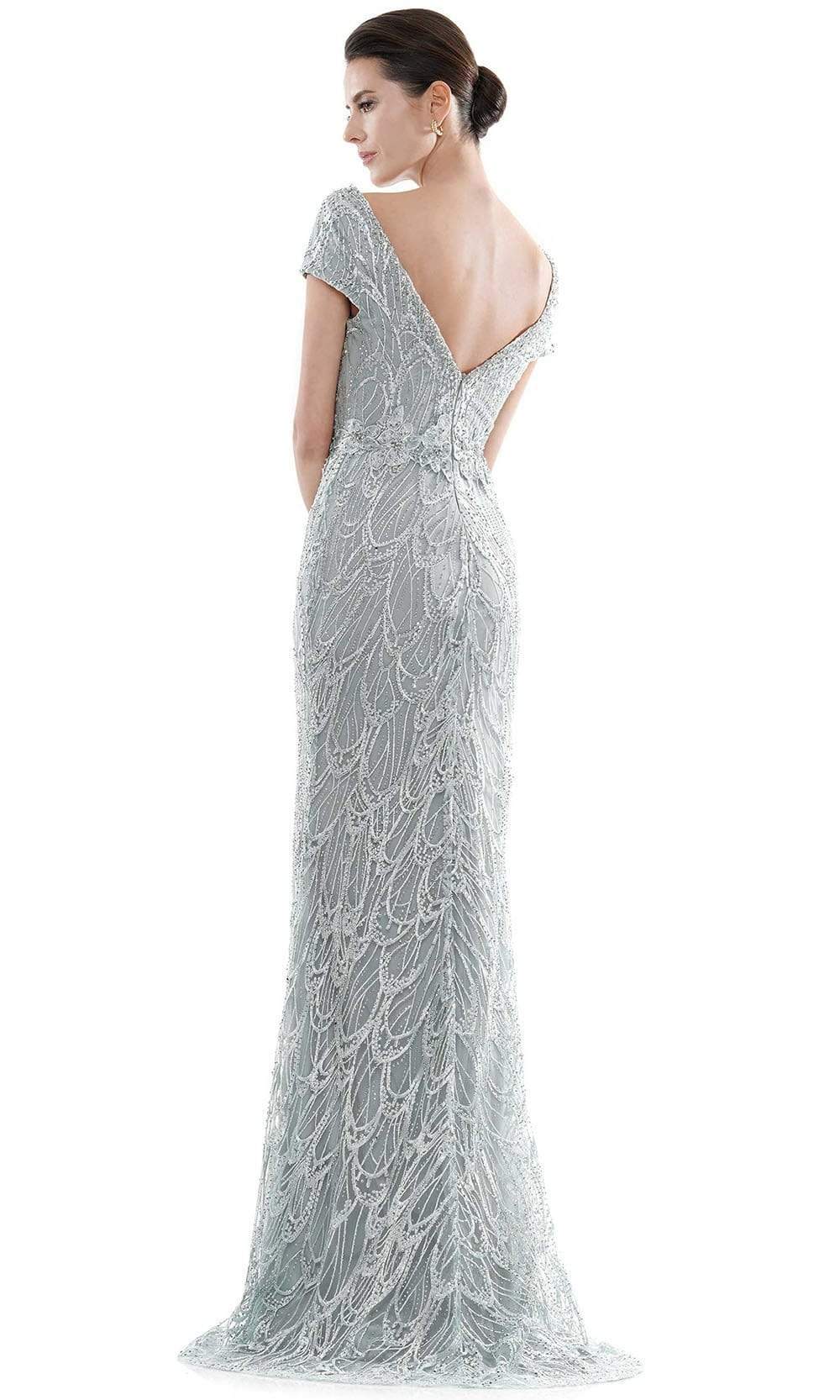 Rina Di Montella - RD2716 Portrait V-Neck Fully Embroidered Gown Mother of the Bride Dresses