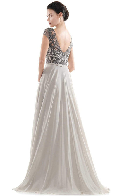 Rina Di Montella - RD2719 Sheer Neck Embroidered Bodice Chiffon Gown Mother of the Bride Dresses