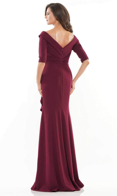 Rina Di Montella - RD2733 Off-Shoulder Quarter Sleeve Prom Gown Mother of the Bride Dresses