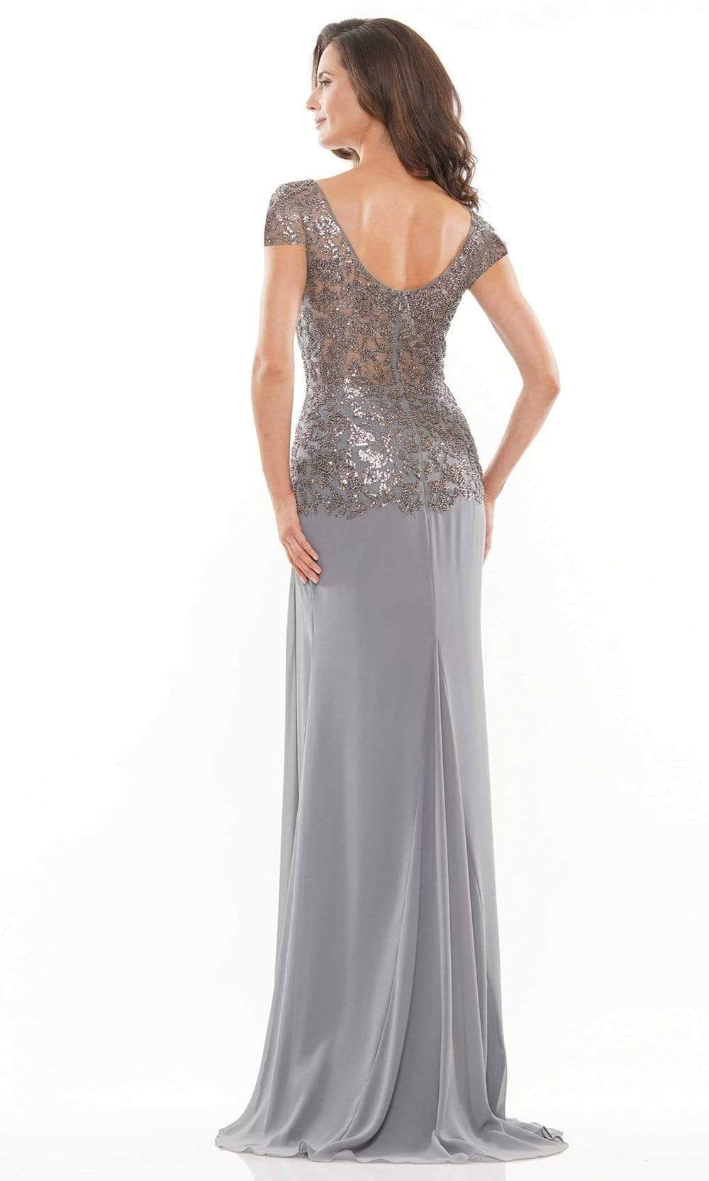 Rina Di Montella - RD2743 Cap Sleeve Ornate Lace Gown Mother of the Bride Dresess