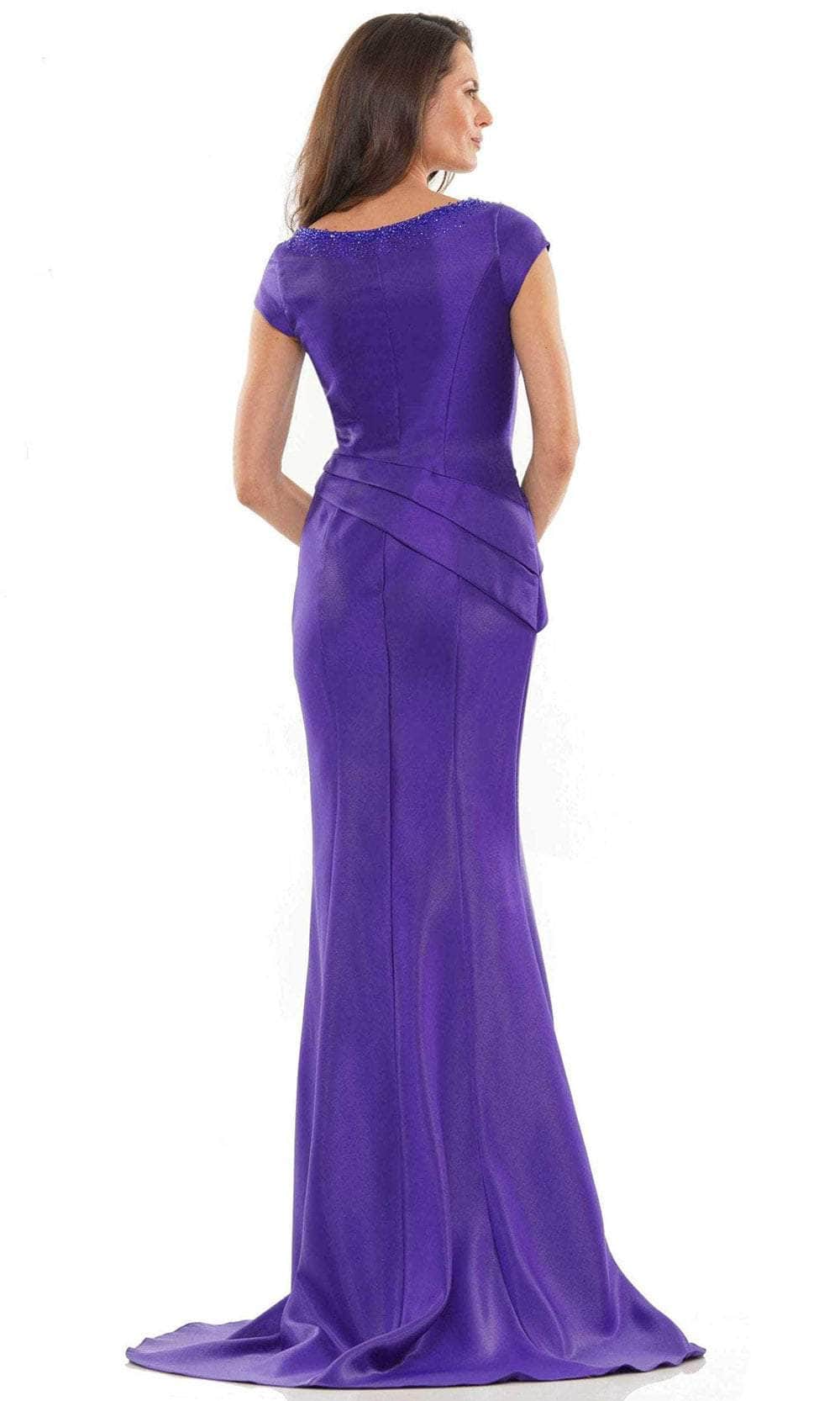 Rina Di Montella RD2752 - Bow Peplum Evening Dress Special Occasion Dress