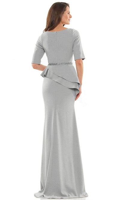 Rina Di Montella RD2761 - 3/4 Sleeves Square Neck Long Dress Special Occasion Dress