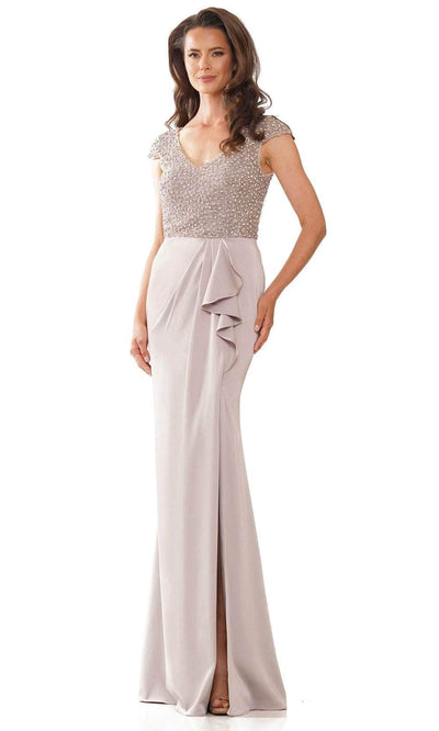 Rina di Montella RD2779 - Cap Sleeve Gown 6 / Taupe
