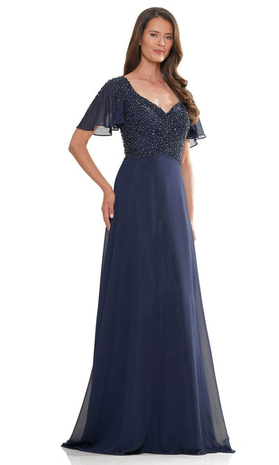 Rina di Montella RD2907 - A-Line Gown 6 / Navy