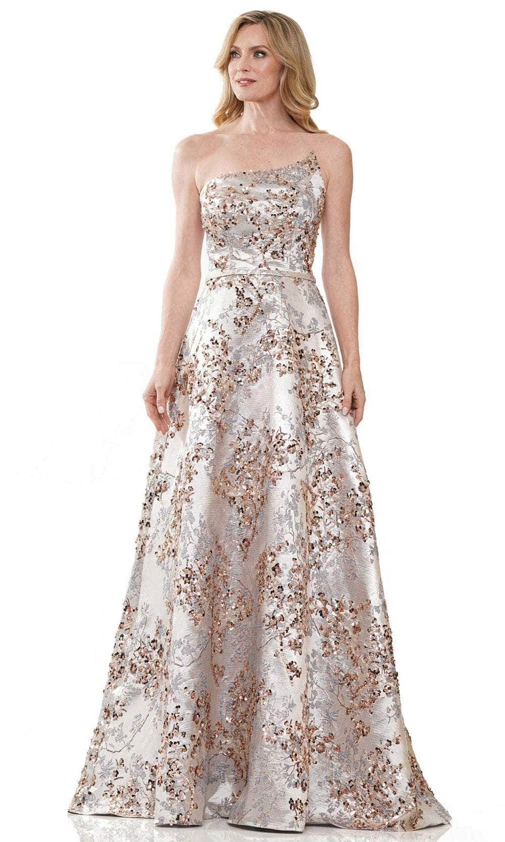 Rina di Montella RD2913 - Strapless Dress 6 / Rose Gold